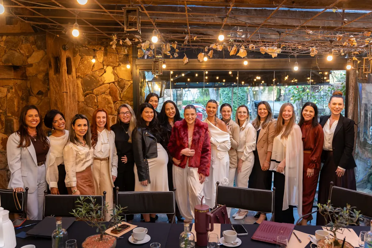 Mentoradas reunidas em um encontro Founder